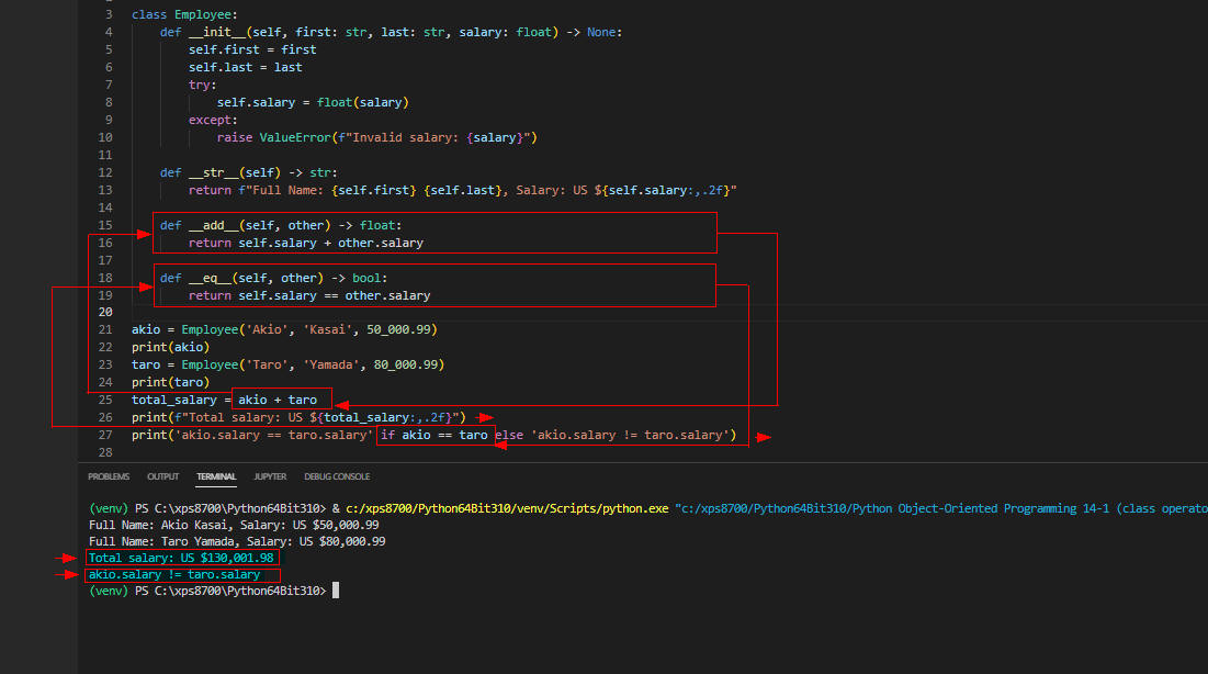 PyScriptでオブジェクト指向プログラミングを学習する Python Object Oriented Programming 13