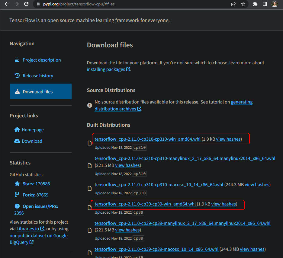 Python: TensorFlow(CPU), KerasをWindows11に確実にインストールするための手順【Visual Studio ...